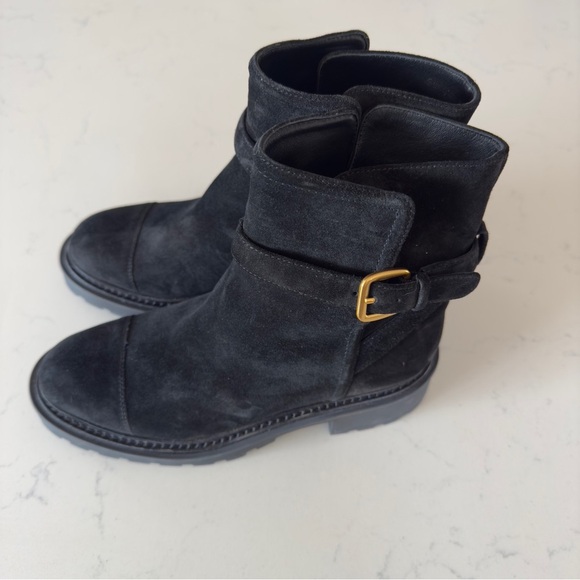 New Veronica Beard black suede boots size: 6 - Picture 2 of 4